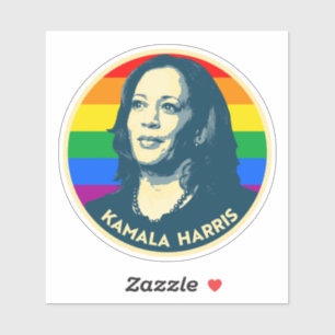 STICKER KAMALA HARRIS PRIDE BADGE