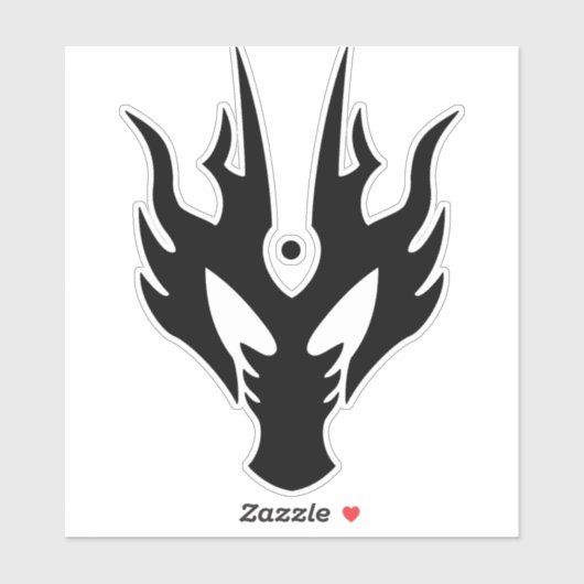 Sticker Kamen Rider Dark Dragon Hero Ryuga (Feuille)