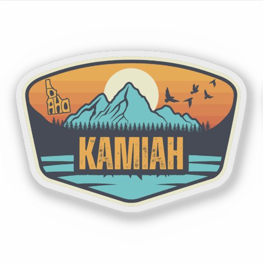 Sticker Kamiah, Idaho (Devant)
