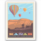 Sticker Kanab, Utah | Ballons Et Roundup De Tunes (Devant)