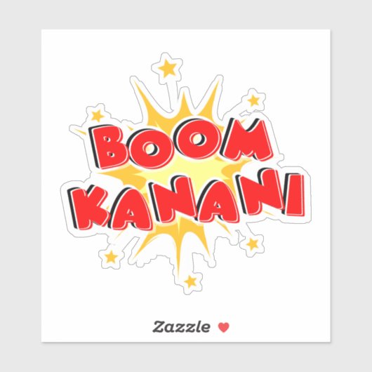 Sticker Kanani de Boom (Feuille)