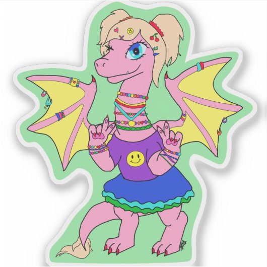 Sticker Kandi Dragon (Devant)