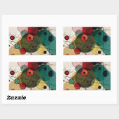 Sticker Kandinsky Cercles Abstraits (Feuille)