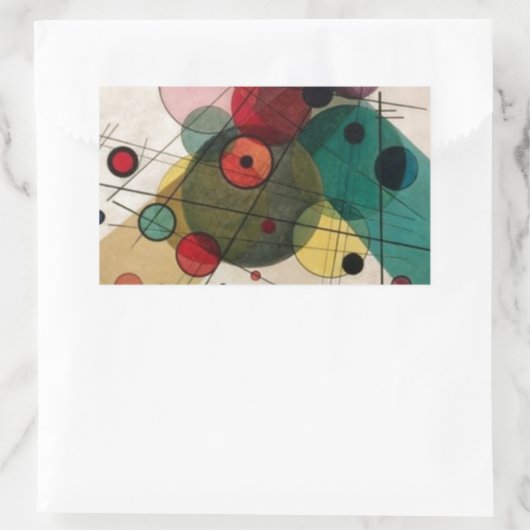 Sticker Kandinsky Cercles Abstraits (Sac)