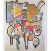 Sticker Kandinsky - Complex Simple, abstract artwork, (Devant)