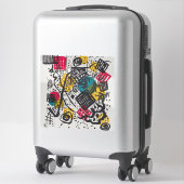 Sticker Kandinsky Small Worlds V Classic Abstrait (Sur valise)