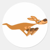 Sticker Kangaroo Carton Rapide (Devant)