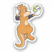 Sticker Kangaroo pour le volleyball (Devant)