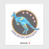 Sticker kangourou (Feuille)