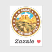 Sticker Kansas (Feuille)