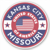 Sticker KANSAS, Missouri (Devant)