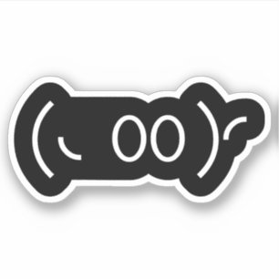 Sticker Kaomoji Ghost Emoticon japonais