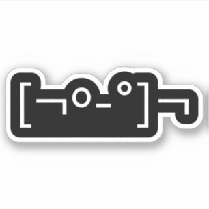 Sticker Kaomoji Zombie Emoticon japonais