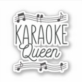 STICKER KARAOKE QUEEN (Devant)