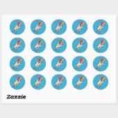 Sticker Karate Bacon (Feuille)