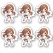 Sticker Karate Martial Arts (Devant)