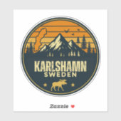 Sticker Karlshamn, Suède Sverige (Feuille)