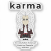 Sticker Karma. (Devant)