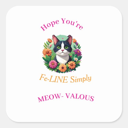 Sticker - Kat liefhebber (Voorkant)