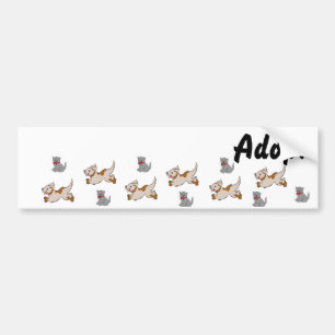 Sticker Katje Hond Adopteren