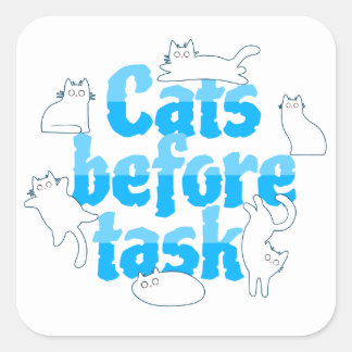 Sticker Katten Voor Taken