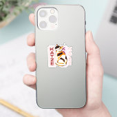 Sticker Katze, Simple Élégant Cute Cat Maman Cadeau (Téléphone)