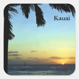 Sticker Kauai Sunset
