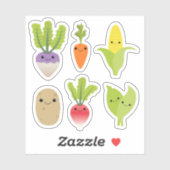 Sticker Kawaii (Feuille)