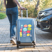 Sticker Kawaii Arc en ciel empilé Macarons (Valise Insitu)