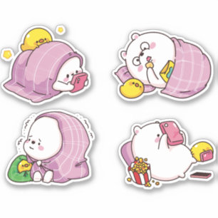 Sticker Kawaii Bears