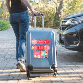 Sticker Kawaii de Noël couleur mignonne (Valise Insitu)