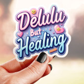 Sticker Kawaii Delulu Mais La Guérison