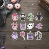 Sticker Kawaii Éffrayant & mignon Halloween Pack