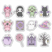 Sticker Kawaii Éffrayant & mignon Halloween Pack (Devant)