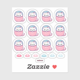 Sticker Kawaii Kitipai Astronaut Cat