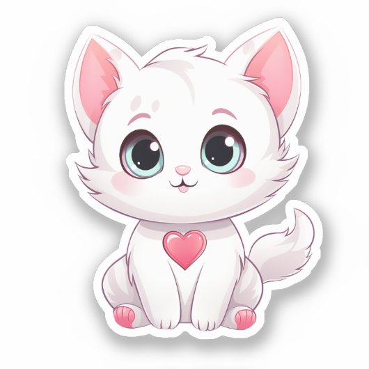 Sticker Kawaii Kittens (Recto)