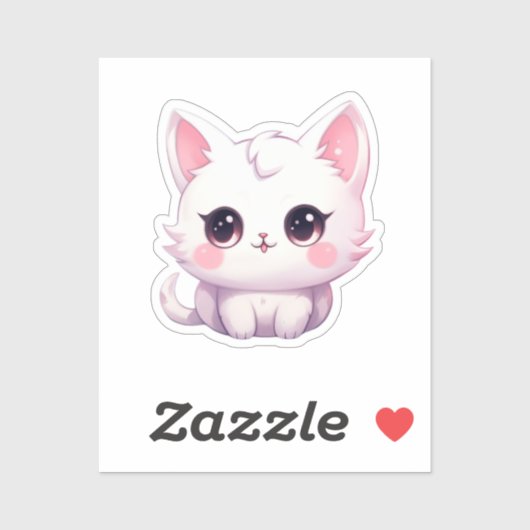 Sticker Kawaii Kittens (Feuille)