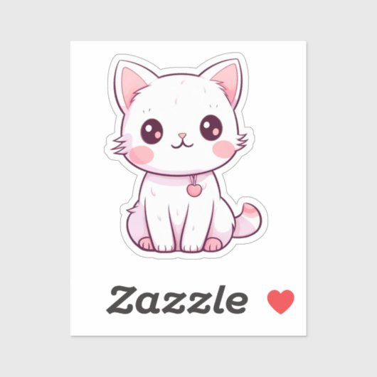Sticker Kawaii Kittens (Feuille)