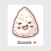 Sticker Kawaii Onigiri (Feuille)
