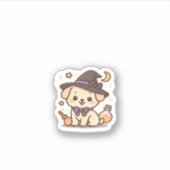 Sticker Kawaii Spooky Season Dog � Halloween Pup Classic T (Devant)