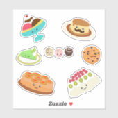 Sticker Kawaii Sweets and Traitements (Feuille)