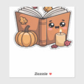Sticker kawaii thanksgiving book Classic T-shirt (Feuille)
