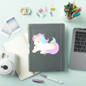 Sticker Kawaii Unicorn (Couverture iPad)