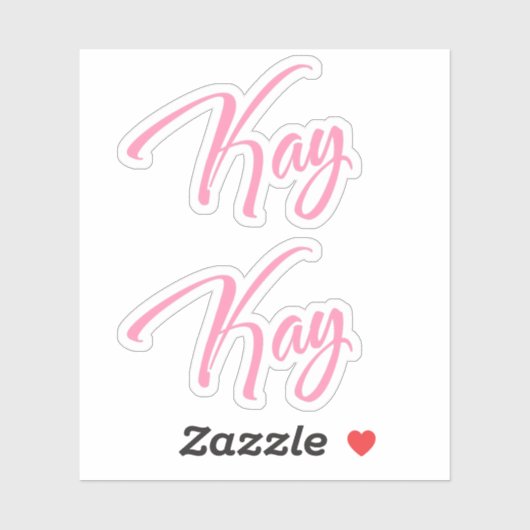Sticker Kay x2 (Feuille)