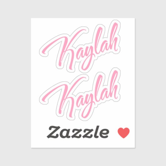 Sticker Kaylah x2 Vinyl (Feuille)