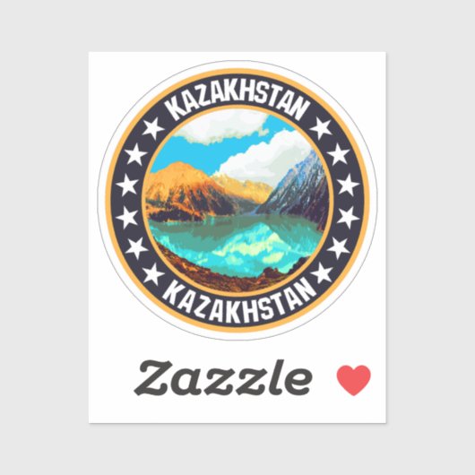 Sticker Kazakhstan (Feuille)