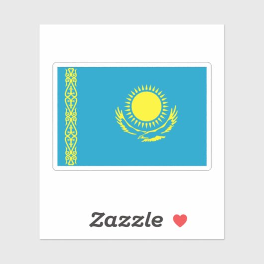 Sticker Kazakhstan (Feuille)