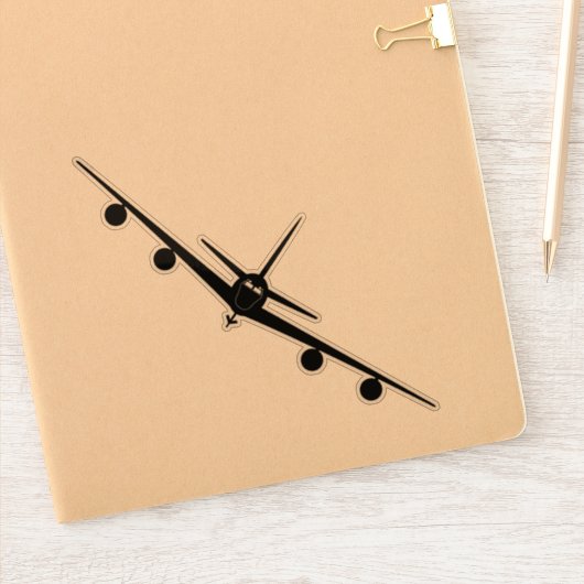 Sticker KC-135 Vue avant Silhouette (Carnet)