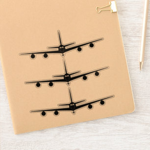 Sticker KC-135 Vue avant Silhouette