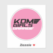 STICKER KDM PINK (Feuille)